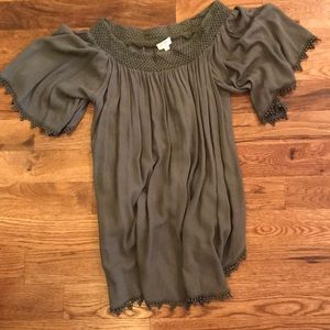 OFF SHOULDER LONG TOP